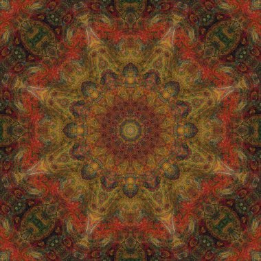 Tasarım için soyut renkli fraktal arkaplan