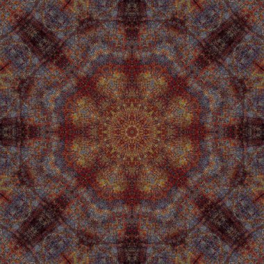 Tasarım için soyut renkli dokulu geometrik desen