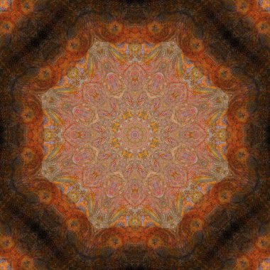 Tasarım için soyut renkli fraktal arkaplan