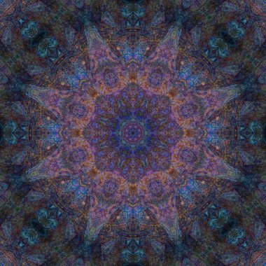 Tasarım için soyut renkli fraktal arkaplan