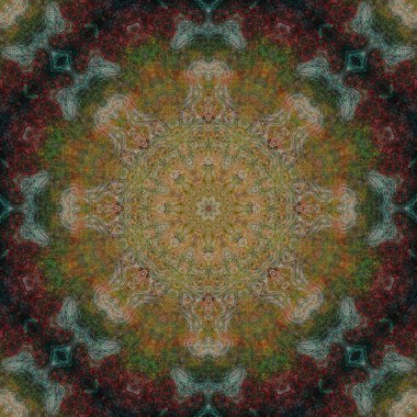 Tasarım için soyut renkli fraktal arkaplan