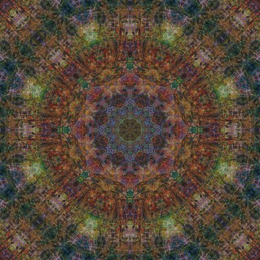 Tasarım için soyut renkli fraktal arkaplan