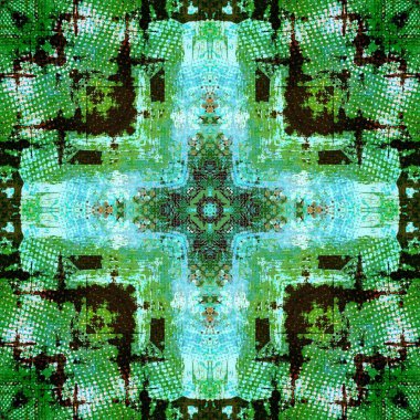 Tasarım için soyut renkli fraktal arkaplan