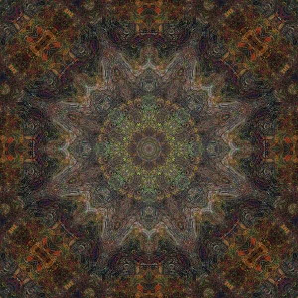 Abstracte Kleurrijke Fractal Achtergrond Voor Ontwerp — Stockfoto