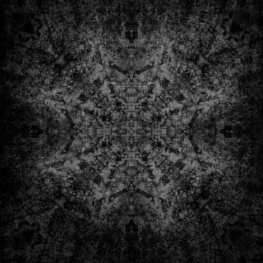 Tasarım için soyut grungy fraktal arkaplan, dekoratif geometrik duvar kağıdı