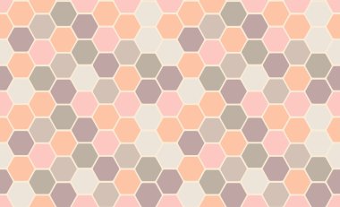 Desen pastel çokgen