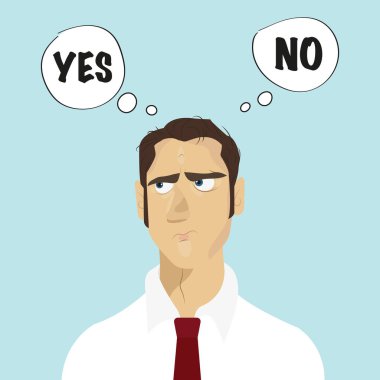 iş adamı ve seçim Evet ya da Hayır