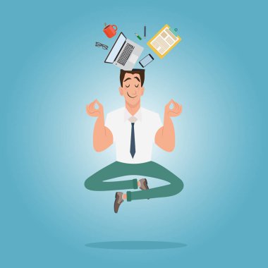 İşadamı sakin olsun çalışma konularında