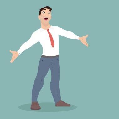 Mutlu iş adam karakter