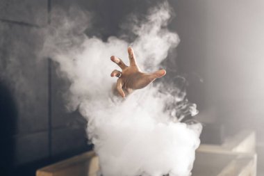 Sopa dışarı duman duman. Vaping bir numara