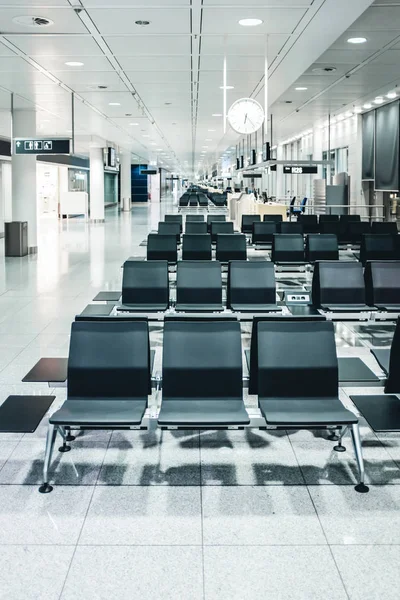 Modern Havaalanı Kalkış Lounge — Stok fotoğraf