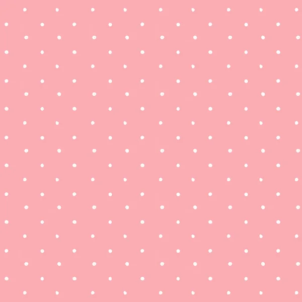 Mooie polka dot patroon vector. — Stockvector