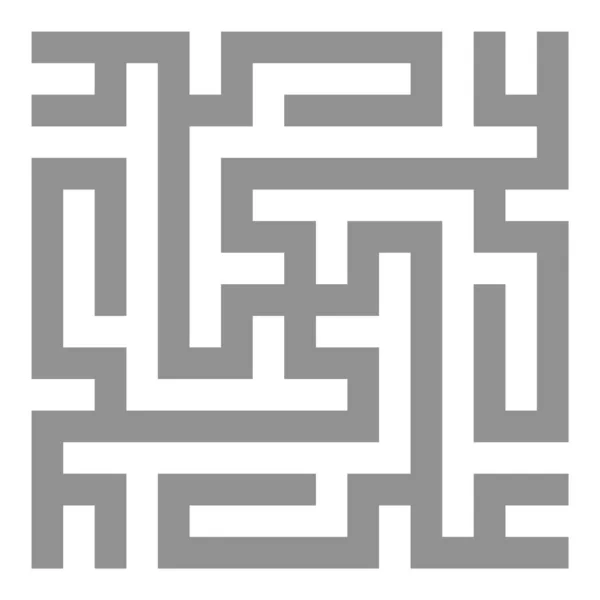 Calligrafia sacra araba, Kufi geometrica. Lettere quadrate vettoriali. — Vettoriale Stock