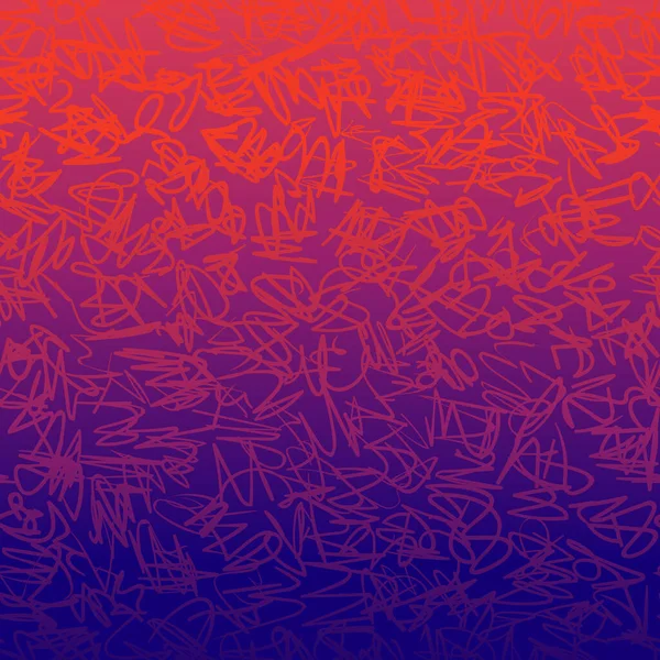 Modèle de gribouillage sans couture vectoriel, fait de lignes chaotiques. — Image vectorielle