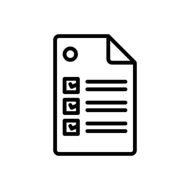 Kesinlikle siyah çizgi simgesi, geribildirim