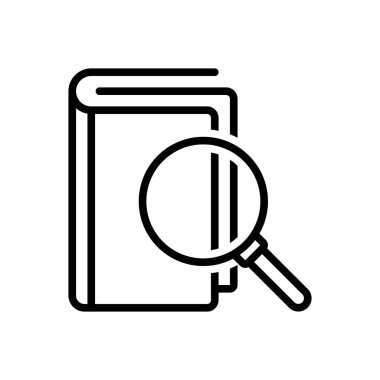 Anlamı ve hissi simgeleyen siyah çizgi simgesi