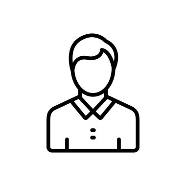 Hiçbir şey için siyah çizgi simgesi, hiçbir şey için