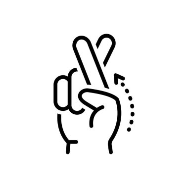 Roman ve günlük için siyah çizgi simgesi