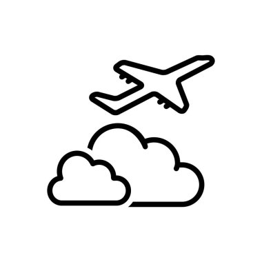 Gri, tozlu için siyah çizgi simgesi