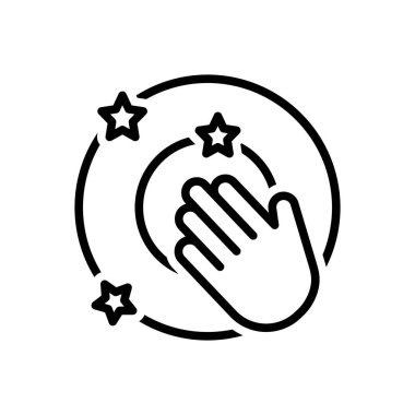 Büyümek için siyah çizgi simgesi, zenginlik