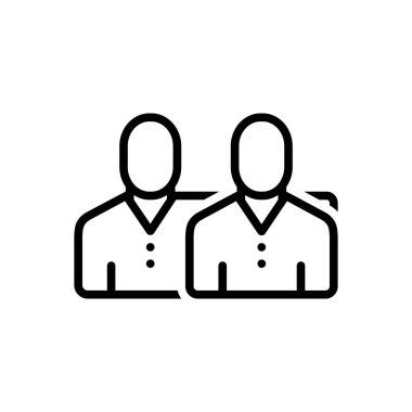 Felsefe için siyah çizgi simgesi, kitap