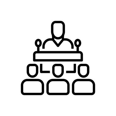 Küçük, küçük, siyah çizgi simgesi