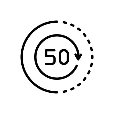 Lezzet için siyah çizgi simgesi, gustatory