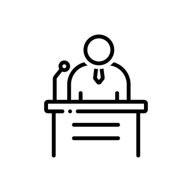 Milyon için siyah çizgi simgesi, çek