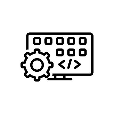 Milyon için siyah çizgi simgesi, çek