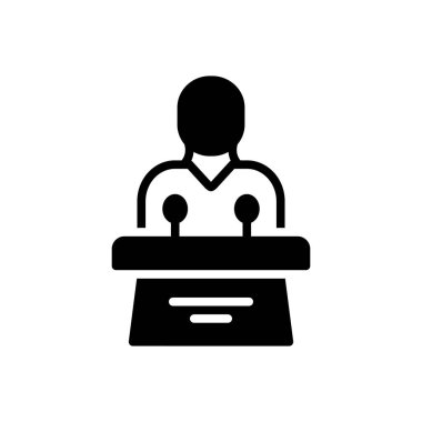 Katı siyah simge yüksek, kalp, basınç