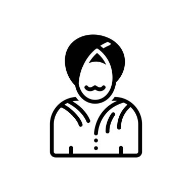 Katı siyah simge, hayır