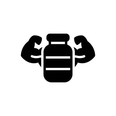 Hayır kurumu için koyu siyah simge, katkılar