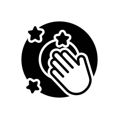 Bağlantı için kati siyah ekran, hiper bağlantı