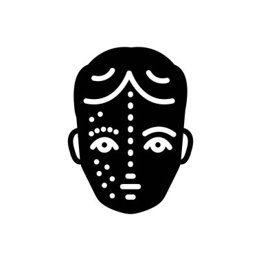 İçerisi ve içerisi için koyu siyah simge