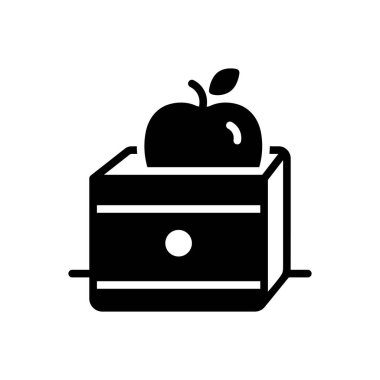 İçerisi ve içerisi için koyu siyah simge