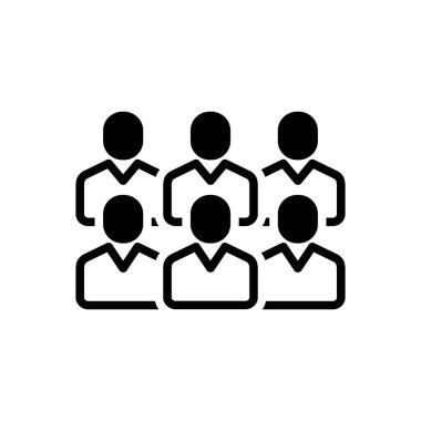 Israr etmek, çalışmak, masa başı için simge