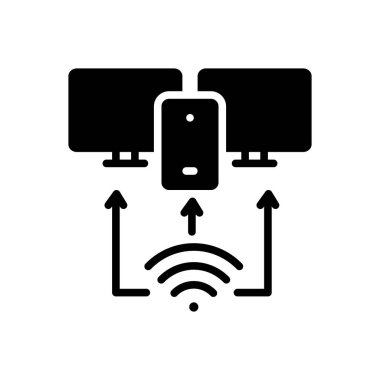 Saf siyah simge, masum, dürüst