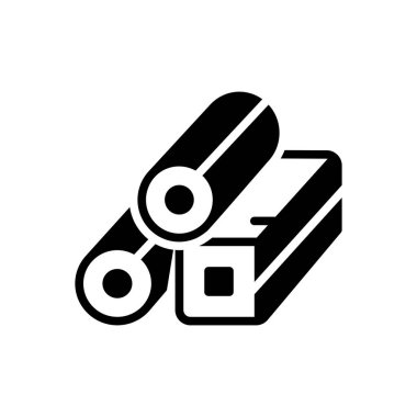 Genel, tüm için katı siyah simge