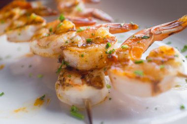 Izgara karides kebap