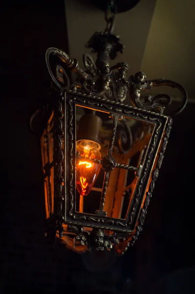 Lâmpada Vintage Lanterna — Fotografia de Stock