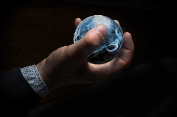 Crystal Ball Smoke — Stock Photo, Image