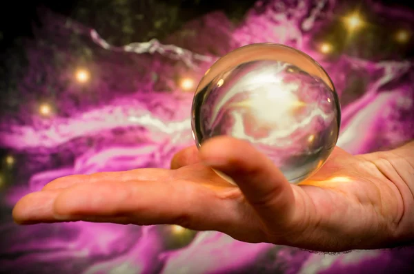 Crystal Ball Galaxy — Stock Photo, Image