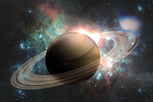 Planeta Saturn galaxie — Stock fotografie