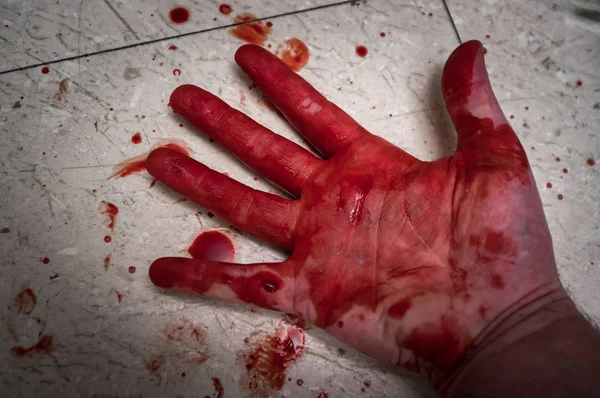 Assassiné main sanglante — Photo