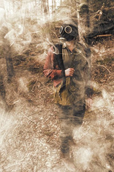 Дым от газового баллона
