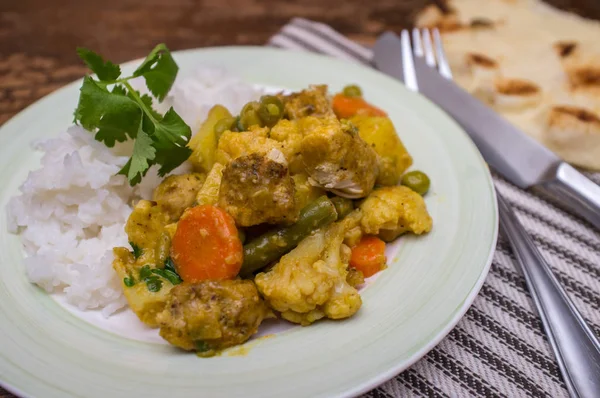 Navratan Chicken Korma — Stockfoto