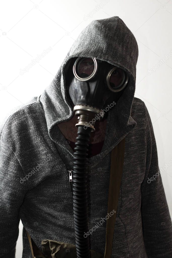 Man Gas Mask