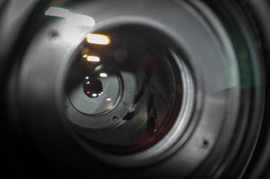 Diyafram bıçakları kamera objektifi