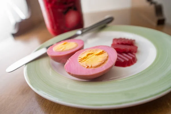 Pickled Beet Eggs — Stock Photo, Image