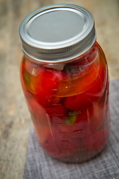 Pickled Cherry Peppers — Stock Photo, Image
